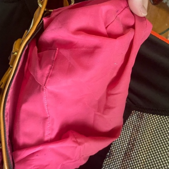 Vintage Tiger Print  Leather Handbag/Shoulder Bag (medium size) Never Used - Picture 10 of 12